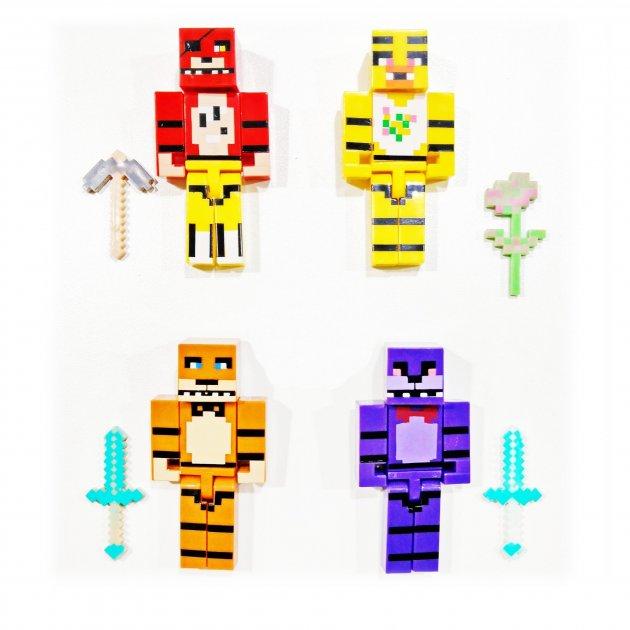 Набір фігурок П'ять ночей із Фредді Майнкрафт, фото 1