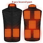 Жилет з підігрівом usb, S-6XL, 8 зон обігріву. м