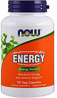 Энергия Energy 90 капс натуральный энерготоник жиросжигатель Now Foods