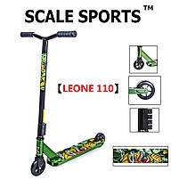 Трюковий самокат Scale Sports Leone 110 mm Зелений, фото 3
