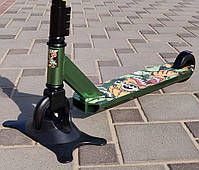 Трюковий самокат Scale Sports Leone 110 mm Зелений, фото 6
