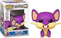 Фигурка Funko Pop Фанко Поп Покемоны Покедекс Pokemon GO Rattata 10 см Game P R 595