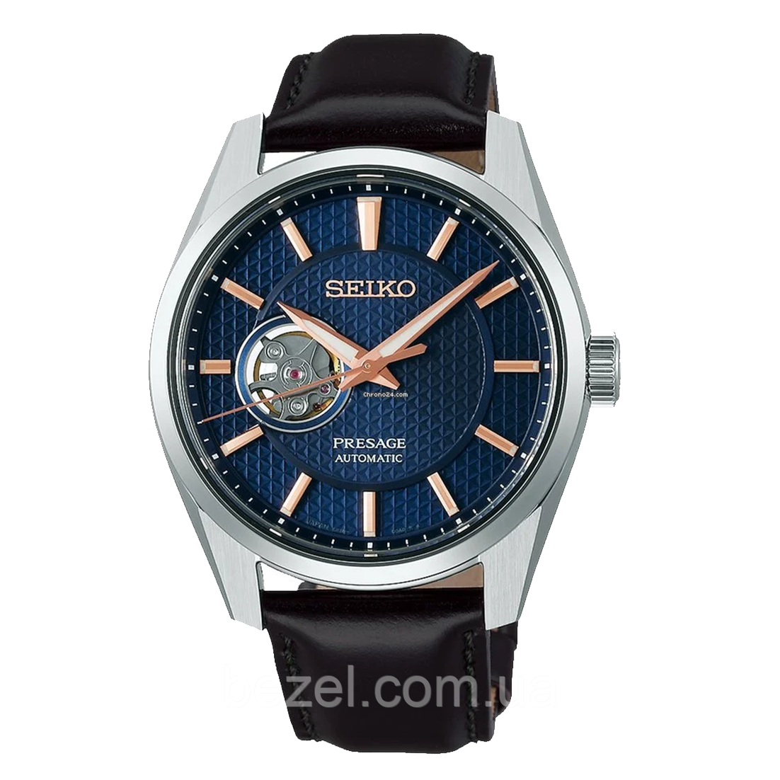 Чоловічий годинник Seiko Presage SPB311J1 Sharp Edged Open Heart