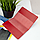 Подарунковий жіночий набір №56 "Тризуб": обкладинка на паспорт + гаманець (червоний), фото 9