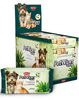 Вологі серветки, що очищають, Padovan Pet Wipes Aloe 40 шт (PP00462)