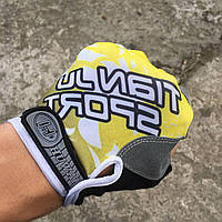 Спортивные перчатки Tian Sport (размер М) - желтые