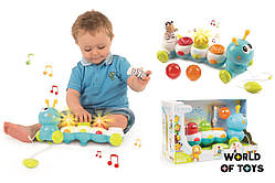 Електронна іграшка Smoby Cotoons Гусениця зі звуковим і світловим ефектами (110422)