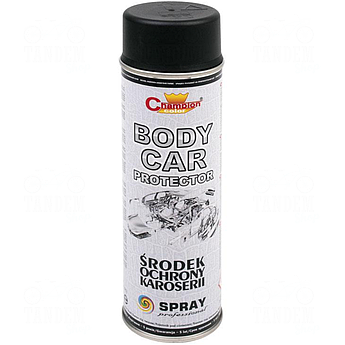 Засіб для захисту кузова автомобіля Champion BODY CAR Protection, 500 мл Аерозоль Чорний