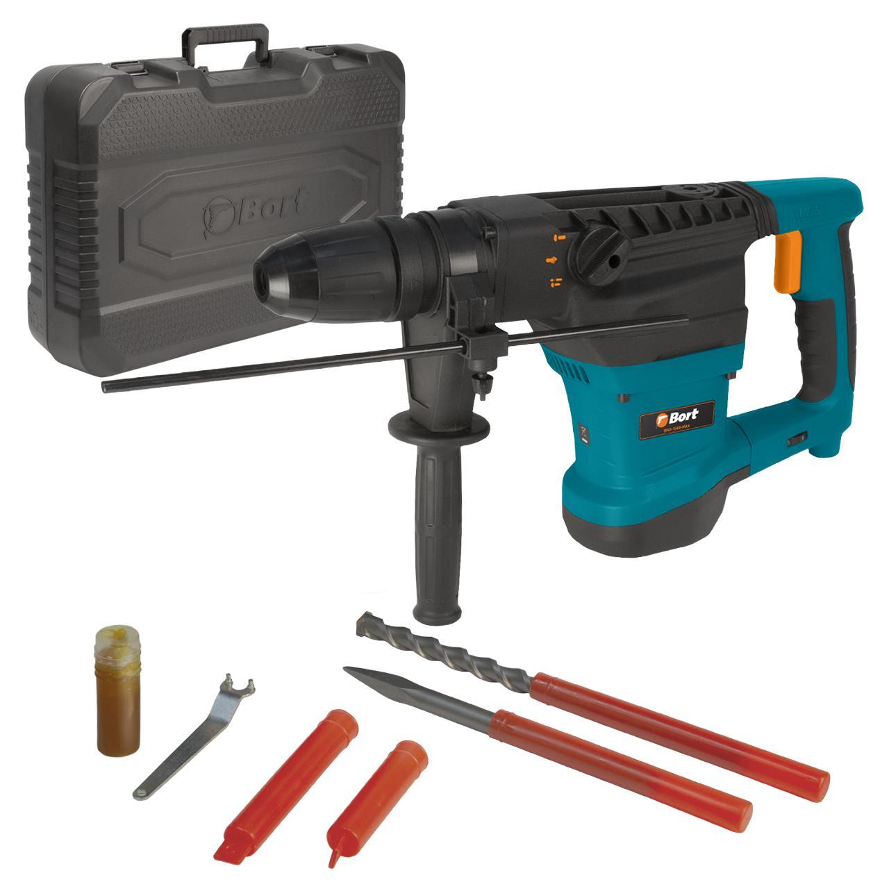 Дворежимний SDS-max перфоратор Bort BHD-1500-MAX