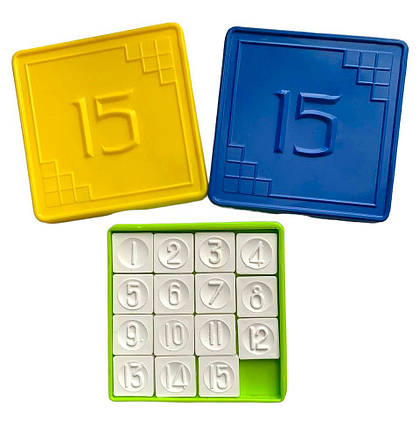 Логічна гра  15 пятнашки, зроблено в Україні, фото 3