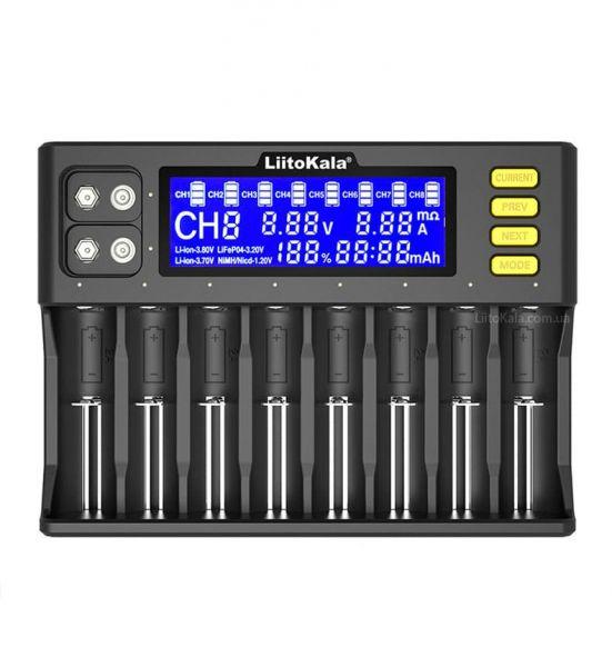 Зарядное Устройство Liitokala Lii-S8 на 8 Каналов + 2 Канала для Крон ...