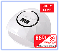 Профессиональная лампа для маникюра F6 pro 86 W 39 LED ( LED+UV Уф Лампа для сушки гель лака)