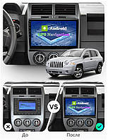 Штатна Android Магнітола на Jeep Compass 2006-2010 Model 4G-solution + canbus
