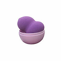 Спонж для зняття та нанесення макіяжу Purple Blender Egg