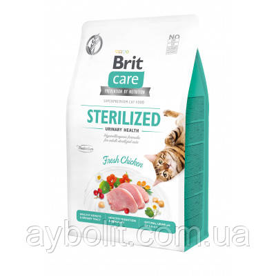Сухий корм для кішок Brit Care Cat GF Sterilized Urinary Health 400 г