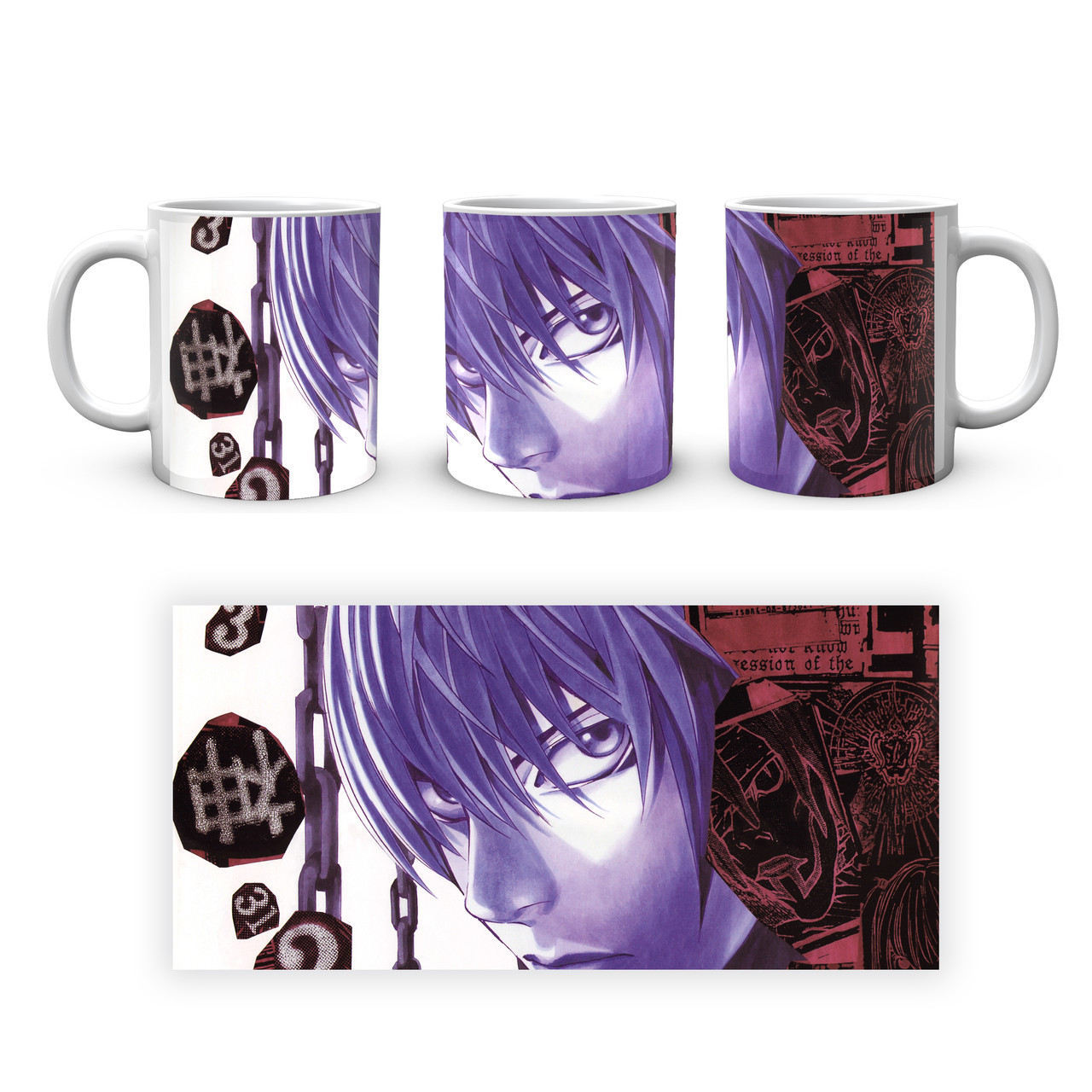 Кружка GeekLand Death Note Зошит Смерті Лайт DN 02.08, фото 1