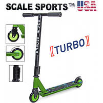 Трюковий самокат Scale Sports Turbo Зелений, фото 3
