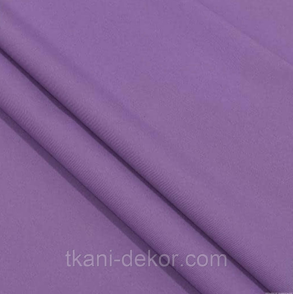 Сатин (бавовняна тканина) темний бузок однотон, фото 1