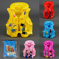 Жилет 779-695 (180) "С" з малюгками, 6 видів, в кульку