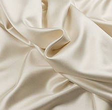 Сатин (хлопкова тканина) бежево - кремовий однотон