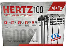 Біметалічний радіатор Hertz 500/100 (Польща) / 203 Вт, фото 3