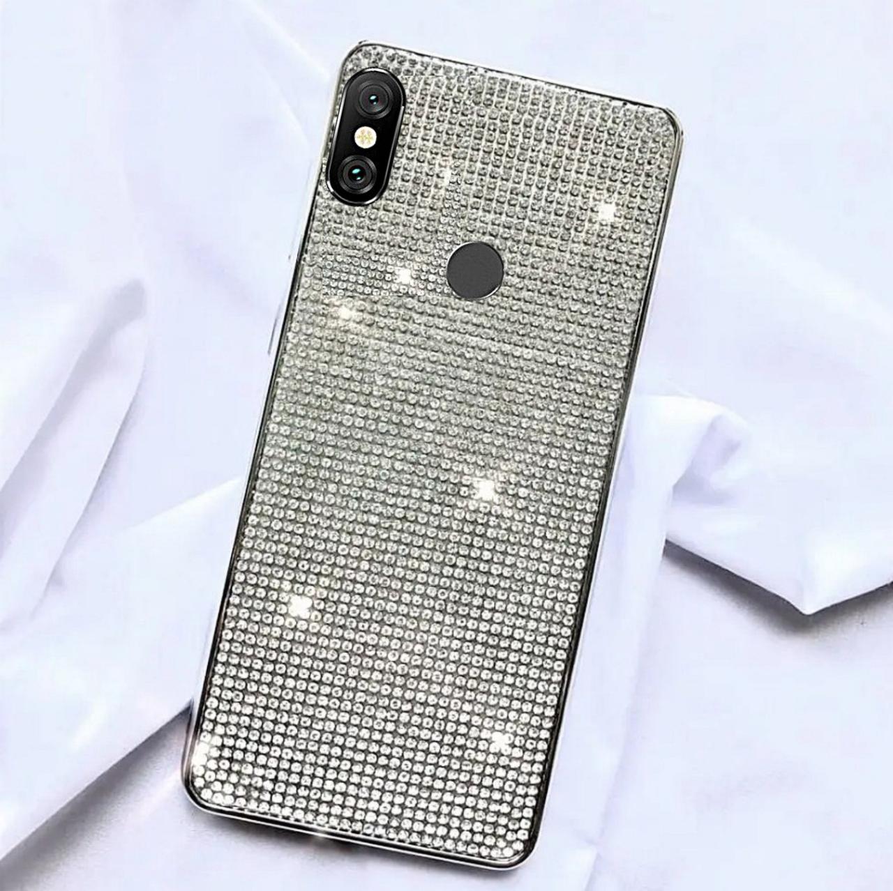 Силіконовий чохол з камінням для Xiaomi Redmi Note 5 / Note 5 Pro
