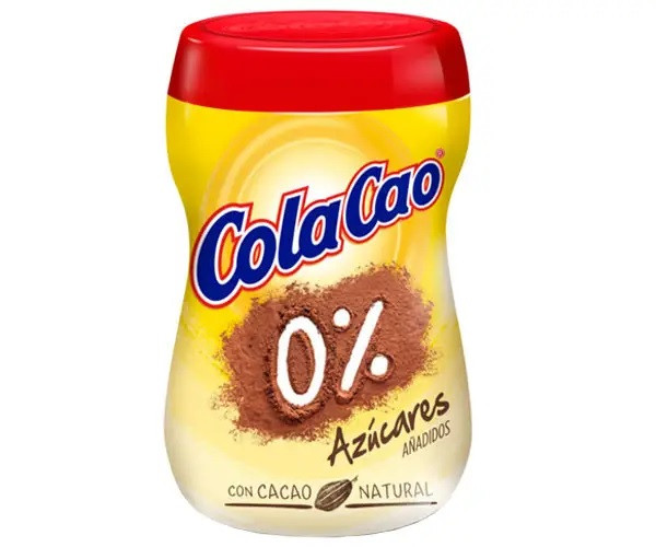 Какао Напиток Растворимый без Сахара Шоколадный Cacao Cola Cao 0% Azucares 300 г Испания - фото 2 - id-p1684828114