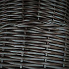 Ротанг штучний для плетіння меблів, півмісяць, бухта 5кг (дерево венге), фото 2