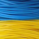 Ротанг штучний для плетіння меблів, півмісяць, бухта 5кг (синій), фото 3