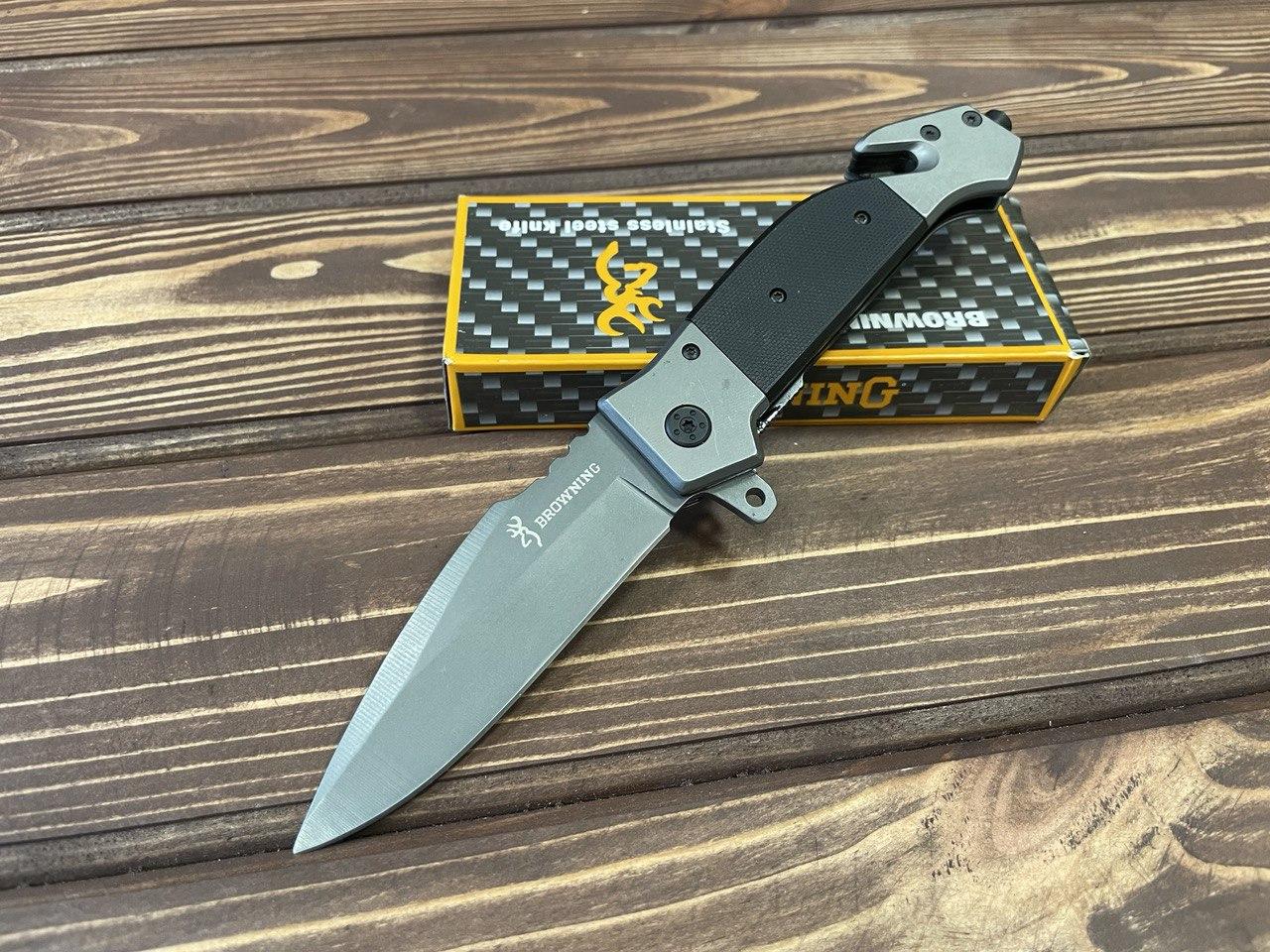 Мисливський ніж Browning black Ніж для активного відпочинку Тактичний ніж