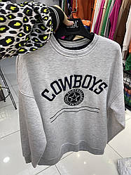 Жіночий батник на флісі Туреччина сірий