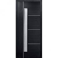 Дверное полотно Trio Porte Plano 4A V 200х90 black coffee со стеклом