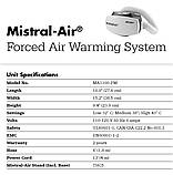 Б/У Система нагрівання пацієнтів Mistral-Air Plus MA1100-EU Patient Warming System (Used), фото 9