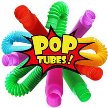 ОПТ Іграшка - анти стрес Pop Tube Поп-трубка ✔ Розвитка сенсорно-моторна іграшка Fidget Poр