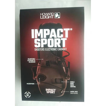 Оригінал Навушники тактичні активні Howard Leight Impact Sport Green (блістер)