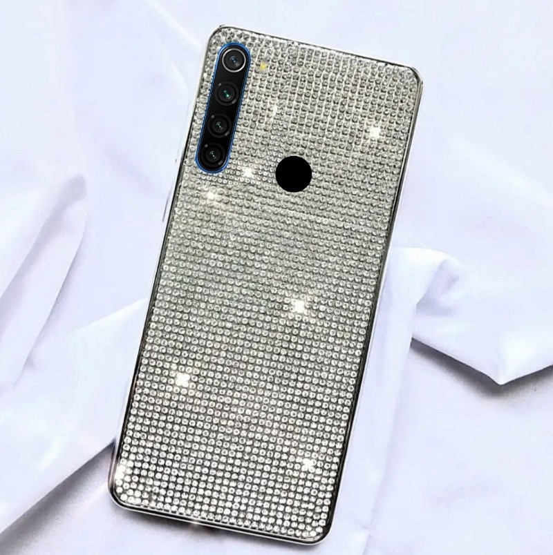 Силіконовий чохол з камінням для Xiaomi Redmi Note 8
