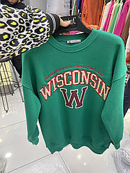 Жіночий батник на флісі Туреччина зелений