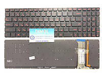 Оригинальная клавиатура для ноутбука Asus N551, N751, G551 series, ru, black, подсветка