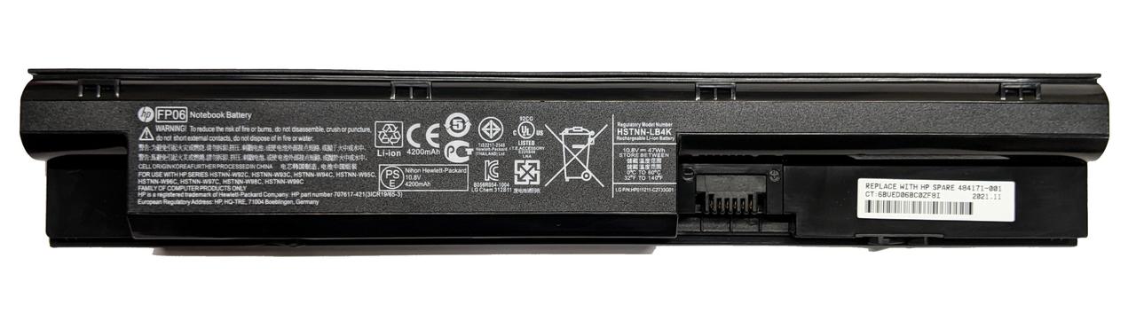 Акумулятор FP06 для HP Probook 440, 445, 450, 455, 470 G0 G1 G2 (HSTNN-YB4J, FP09) батарея
