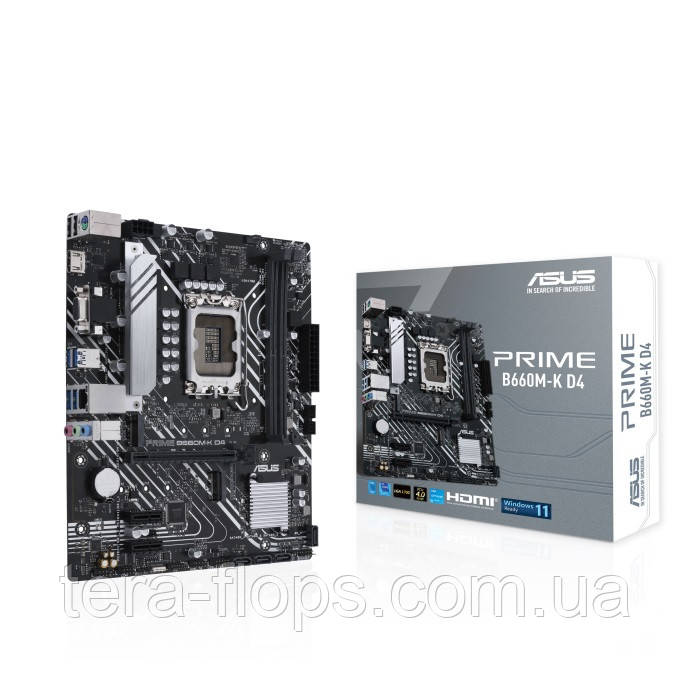 Материнская плата Asus Prime B660M-K D4 Socket 1700 (PRIME B660M-K D4) (D)