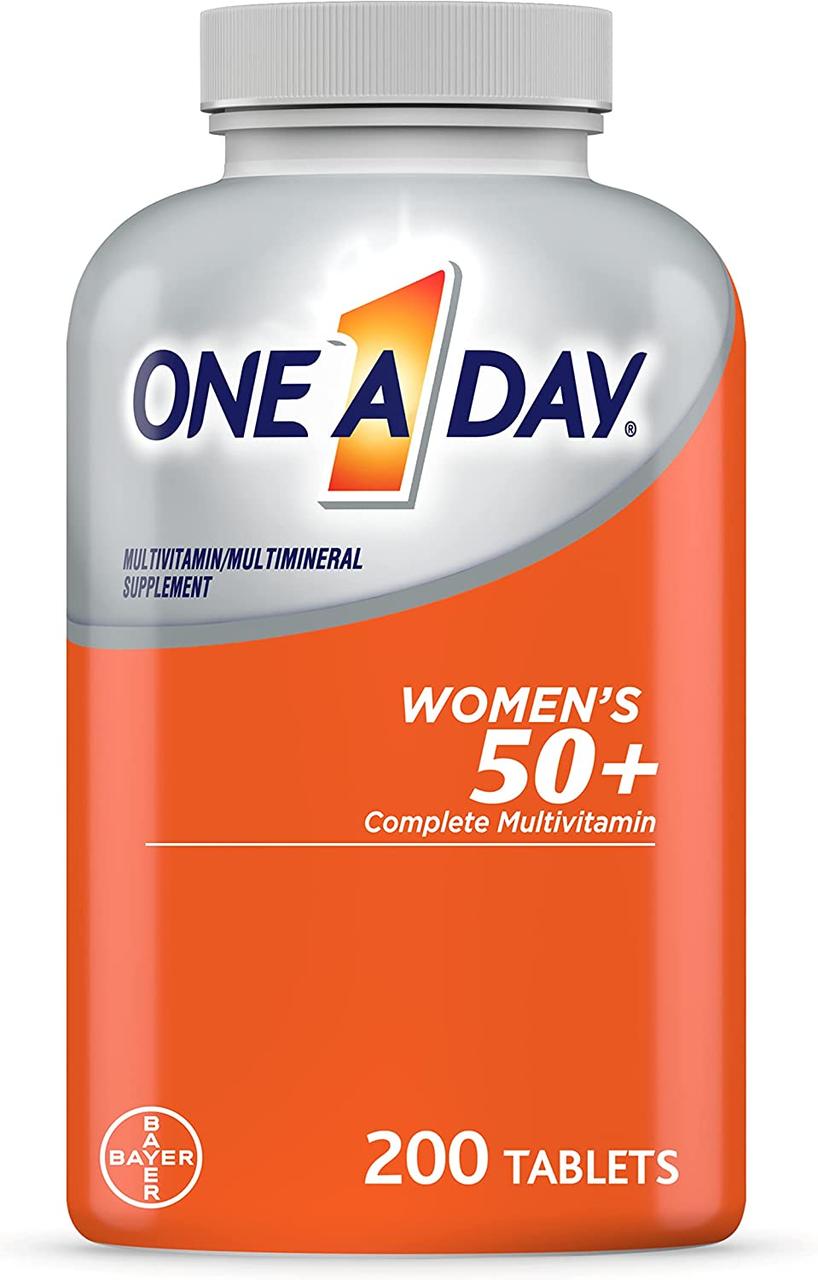 Мультивітаміни та мінерали для жінок віком від 50 років One-A-Day, Bayer, 200 таблеток