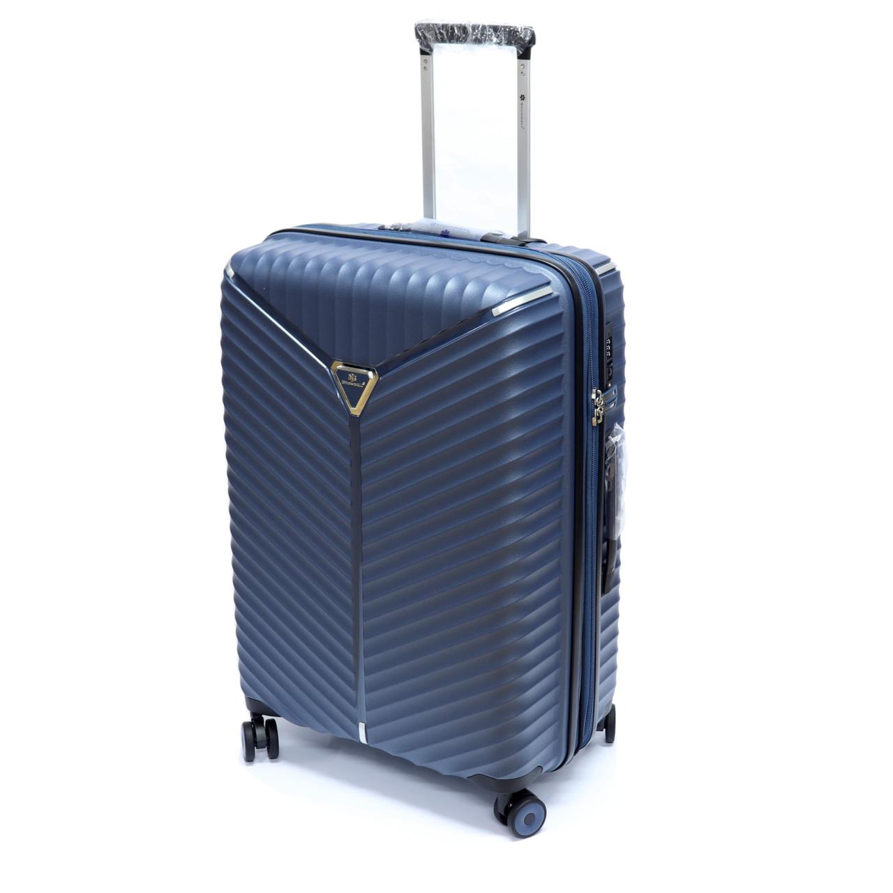 Пластикова валіза середня 65 л Snowball Robust синя