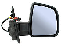 Fiat Doblo 2010- наружное зеркало электро с подогревом черное с датчиком правое, арт. DA-19883