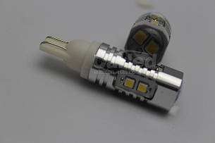 LED автолампа Т10(W5W) 10W warm white (400Lm) Original Samsung LED chip (SMD2323) + Линза (Modern CAR)