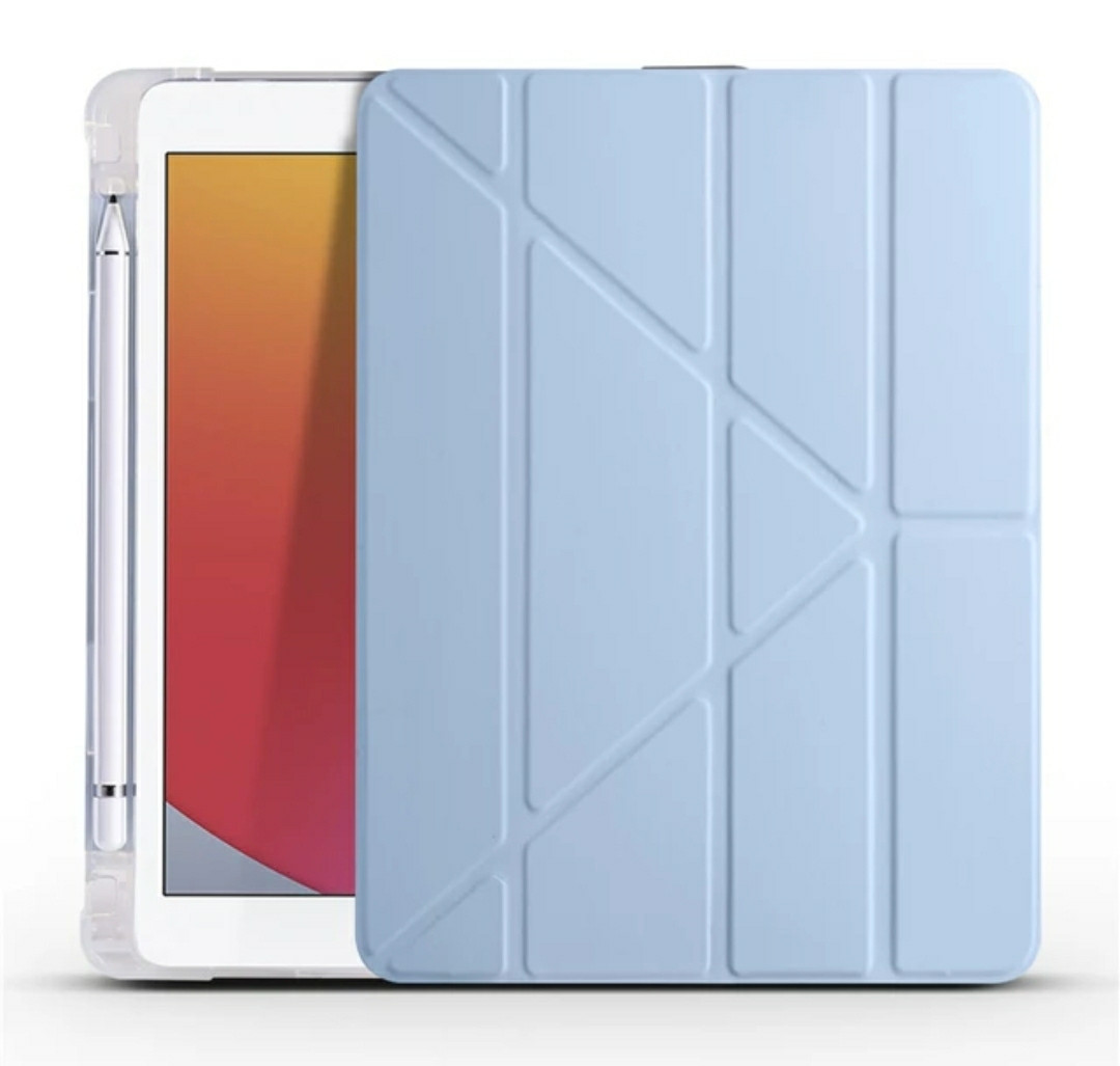 Протиударний чохол Y-Type case з тримачем для стілуса для iPad 10.2" Sky Blue