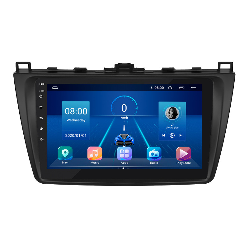 Штатна магнітола 9" Lesko для Mazda 6 II (GH) Рестайлінг 2009-2013 6/128Gb 4G Wi-Fi GPS Top Мазда 6шт