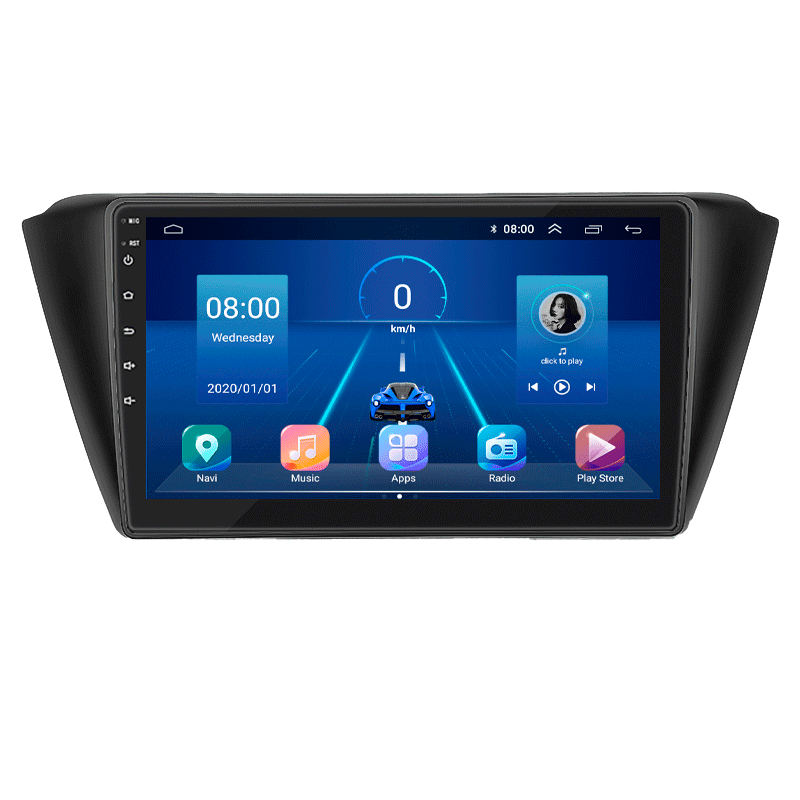 Штатна магнітола 9" Lesko для Skoda Fabia III Рестайлінг 2018-2021 Top 4/32 4G WiFI GPS Шкода 1 шт., фото 1