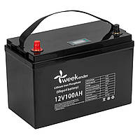 Аккумулятор литий-ферумный Weekender LIFEPO4 12v100Ah + зарядка 12V10A