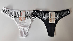 Стринги Бавовняні Мікс 12шт (8816)