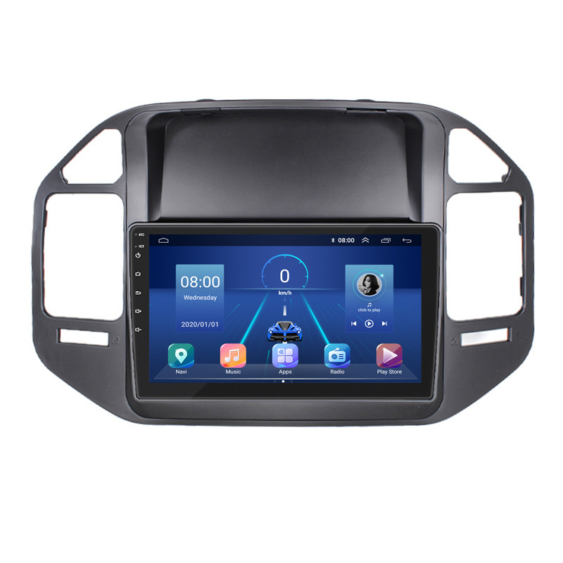 Штатна магнітола 9" Lesko для Mitsubishi Pajero III 1999-2002 6/128Gb 4G Wi-Fi GPS Top Міцубісі 2 шт.